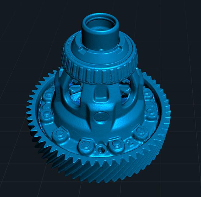 3D scanned digital model ready for CAD or printing